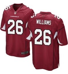 Men's Nike Arizona Cardinals #26 Brandon Williams Game Red Team Color NFL Jersey