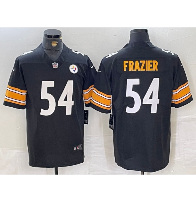 Men's Pittsburgh Steelers #54 Zach Frazier Black Vapor Untouchable Limited Stitched Jersey
