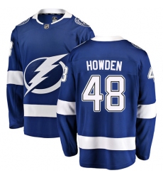 Youth Tampa Bay Lightning #48 Brett Howden Fanatics Branded Royal Blue Home Breakaway NHL Jersey