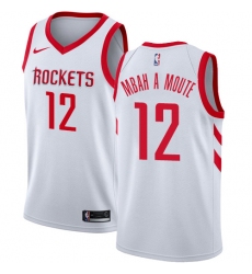 Women's Nike Houston Rockets #12 Luc Mbah a Moute Swingman White Home NBA Jersey - Association Edition