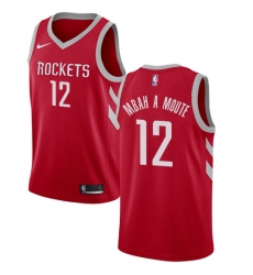 Youth Nike Houston Rockets #12 Luc Mbah a Moute Swingman Red Road NBA Jersey - Icon Edition