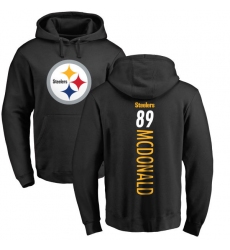 NFL Nike Pittsburgh Steelers #89 Vance McDonald Black Backer Pullover Hoodie