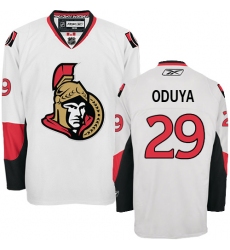 Youth Reebok Ottawa Senators #29 Johnny Oduya Authentic White Away NHL Jersey