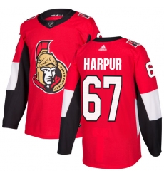 Youth Adidas Ottawa Senators #67 Ben Harpur Authentic Red Home NHL Jersey