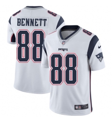 Youth Nike New England Patriots #88 Martellus Bennett White Vapor Untouchable Limited Player NFL Jersey