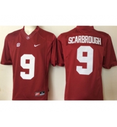 Alabama Crimson Tide 9 Bo Scarbrough Red College Football Jersey