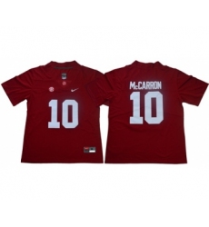 Crimson Tide #10 AJ McCarron Red Limited Stitched NCAA Jersey