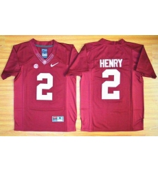 Youth Alabama Crimson Tide #2 Derrick Henry Red 2016 National Championship Stitched NCAA Jersey