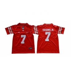 Ohio State Buckeyes 7 Dwayne Haskins Jr. Red Youth College Football Jersey