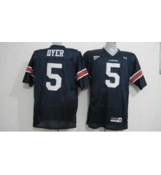 Tigers #5 Michael Dyer Blue Embroidered NCAA Jersey