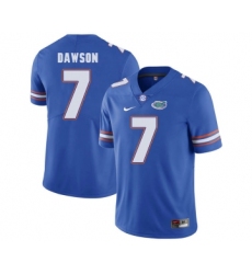 Florida Gators 7 Duke Dawson Blue College Football Jersey