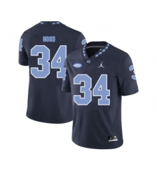 North Carolina Tar Heels 34 Elijah Hood Black College Football Jersey