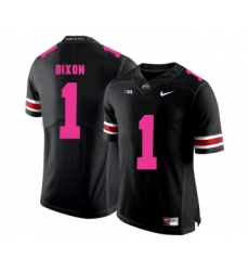 Ohio State Buckeyes 1 Johnnie Dixon Black 2018 Breast Cancer Awareness College Football Jersey