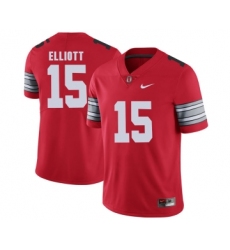 Ohio State Buckeyes 15 Ezekiel Elliott Red 2018 Spring Game College Football Limited Jersey