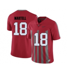 Ohio State Buckeyes 18 Tate Martell Red College Football Elite Jersey