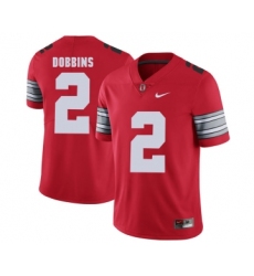 Ohio State Buckeyes 2 J.K. Dobbins Red 2018 Spring Game College Football Limited Jersey