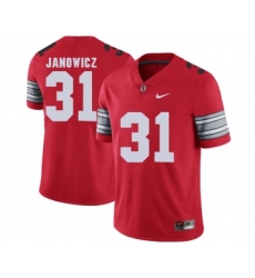 Ohio State Buckeyes 31 Vic Janowicz Red 2018 Spring Game College Football Limited Jersey