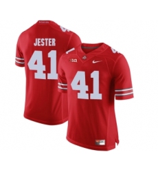 Ohio State Buckeyes 41 Hayden Jester Red College Football Jersey