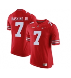 Ohio State Buckeyes 7 Dwayne Haskins Red College Football Jersey