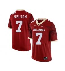 Oklahoma Sooners 7 Corey Nelson Red 47 Game Winning Streak College Football Jersey