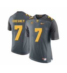 Tennessee Volunteers 7 Kenny Chesney Gray College Football Jersey