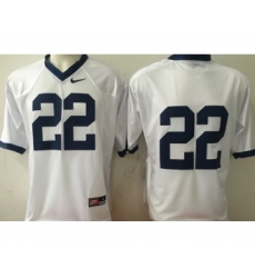 Penn State Nittany Lions 22 T.J. Rhattigan White College Football Jersey