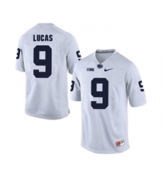 Penn State Nittany Lions 9 Jordan Lucas White College Football Jersey