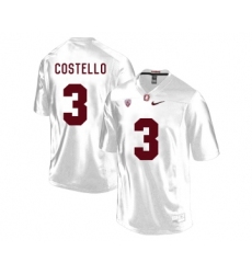 Stanford Cardinal 3 K.J. Costello White College Football Jersey