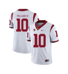 USC Trojans 10 Hayes Pullard III White College Football Jersey