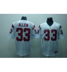 USC Trojans 33 Allen white Jerseys