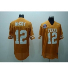 Texas Longhorns 12 McCoy orange Jerseys