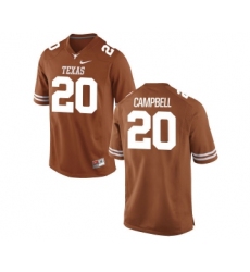 Texas Longhorns 20 Earl Campbell Orange Nike College Jersey