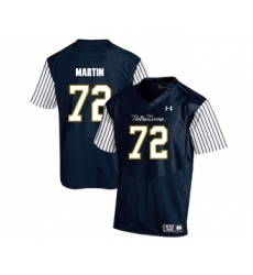 Notre Dame Fighting Irish 72 Nick Martin Navy College Football Jersey