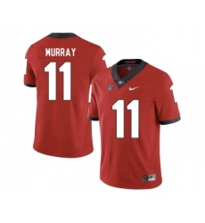 Georgia Bulldogs 11 Aaron Murray Red Nike College Football Jersey