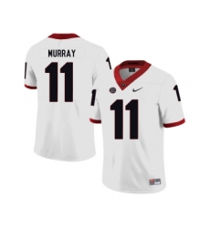 Georgia Bulldogs 11 Aaron Murray White Nike College Football Jersey