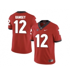 Georgia Bulldogs 12 Brice Ramsey Red College Football Jersey