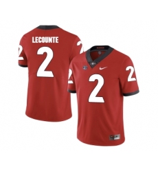 Georgia Bulldogs 2 Richard LeCounte Red College Football Jersey