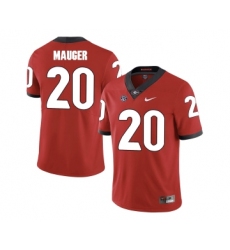 Georgia Bulldogs 20 Quincy Mauger Red College Football Jersey