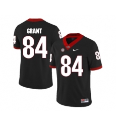 Georgia Bulldogs 84 Walter Grant Black College Football Jersey