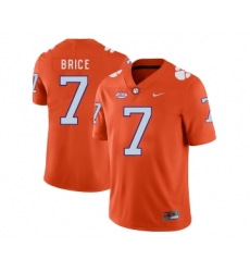 Clemson Tigers 7 Chase Brice Orange Nike College Football Jersey