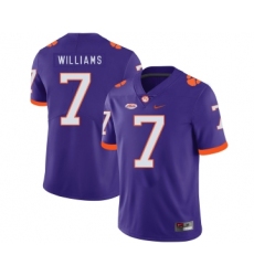 Clemson Tigers 7 Mike Williams Purple Nike College Football Jersey