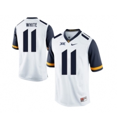 West Virginia Mountaineers 11 Kevin White White College Football Jersey