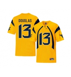 West Virginia Mountaineers 13 Rasul Douglas Gold College Football Jersey