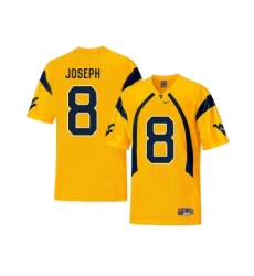 West Virginia Mountaineers 8 Karl Joseph Gold College Football Jersey