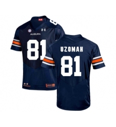 Auburn Tigers 81 C.J. Uzomah Navy College Football Jersey