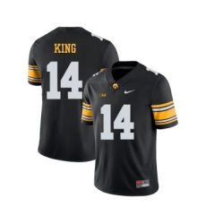 Iowa Hawkeyes 14 Desmond King Black College Football Jersey