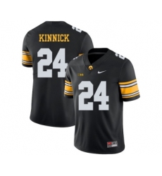 Iowa Hawkeyes 24 Nile Kinnick Black College Football Jersey