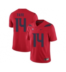 Arizona Wildcats 14 Khalil Tate Red College Football Jersey