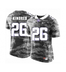 TCU Horned Frogs 26 Derrick Kindred Gray College Football Limited Jersey