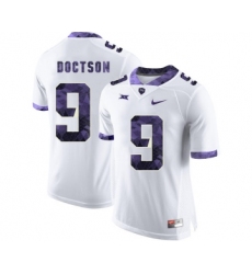 TCU Horned Frogs 9 Josh Doctson White Print College Football Limited Jersey